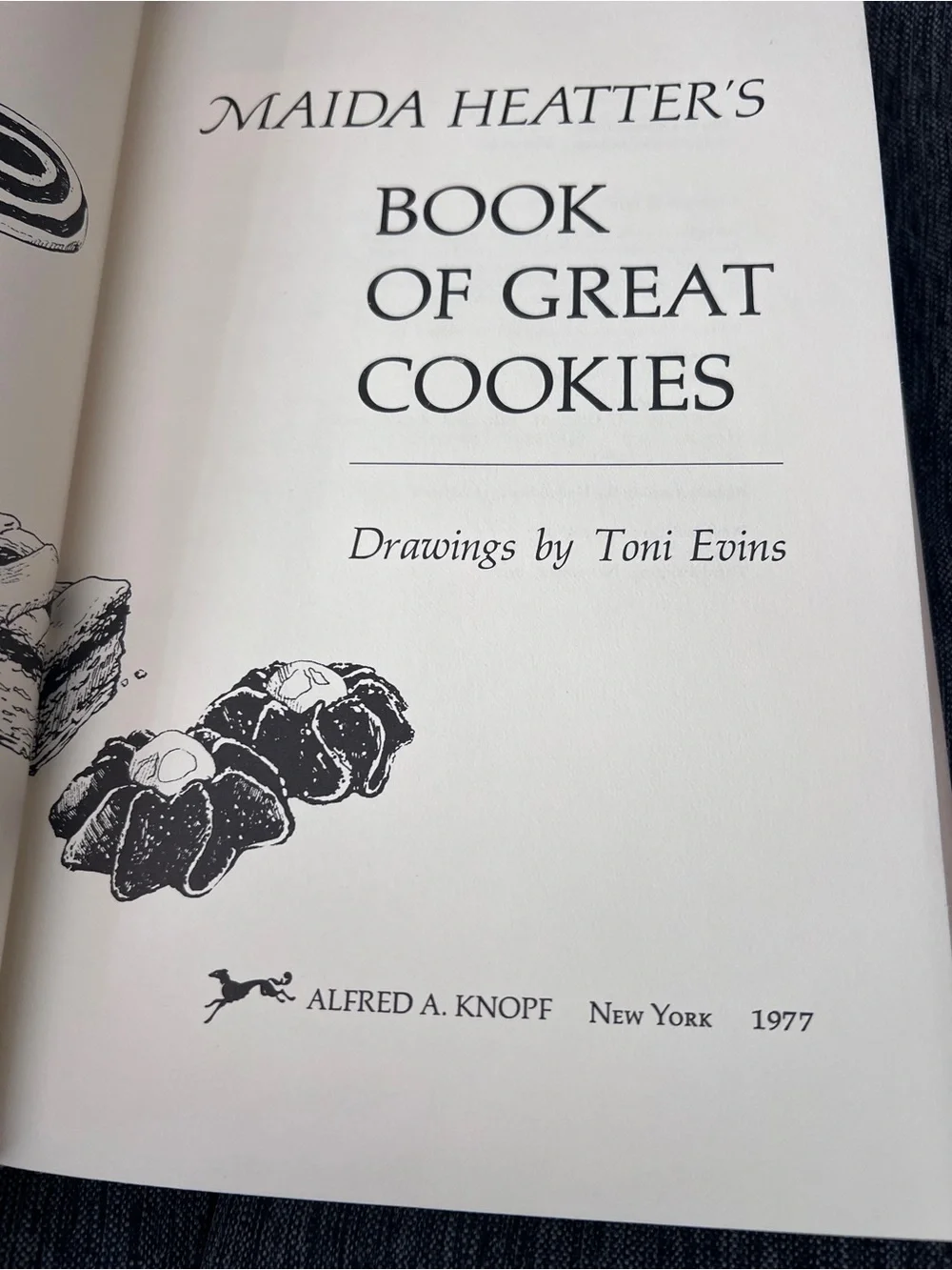 Vintage Maida Heatter's Book of Great Cookies 1977 Cookbook